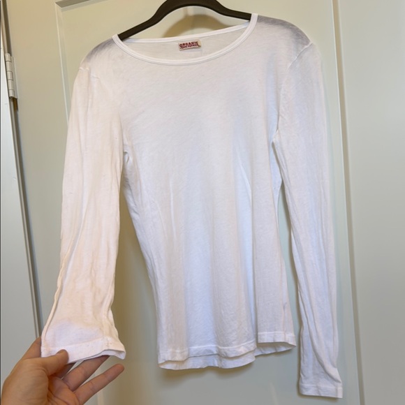 organic by john patrick Tops - Organic by John Patrick White Long Sleeve Top